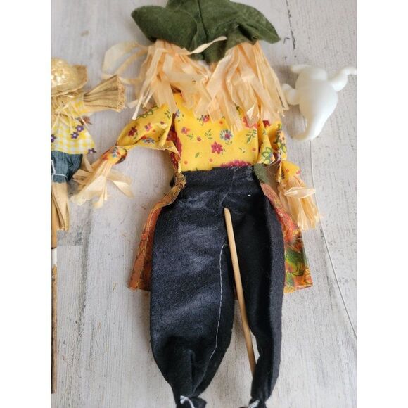 Fall Halloween scarecrow ghost pick flower accessory set - Picture 10 of 10